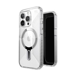 Etui na telefon iPhone 15 Pro Speck Presidio Perfect-Clear Grip MagSafe