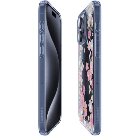 Etui na telefon iPhone 15 Pro Spigen Liquid Crystal Blossom - Ochrona