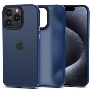 Etui na telefon iPhone 15 Pro Tech-Protect MagMat granatowe matowe