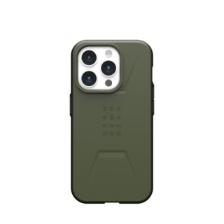 Etui na telefon iPhone 15 Pro UAG Civilian MagSafe oliwkowe