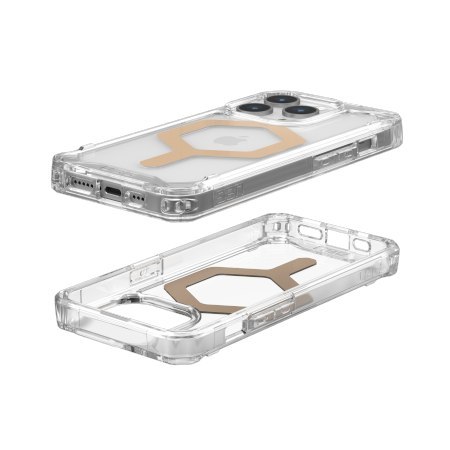 Etui na telefon iPhone 15 Pro UAG Plyo MagSafe ice-gold