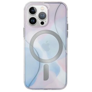 Etui na telefon iPhone 15 Pro UNIQ Coehl Palette niebieski dusk blue