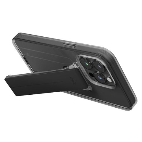 Etui na telefon iPhone 15 Pro UNIQ Heldro Mount dymny - styl i ochrona