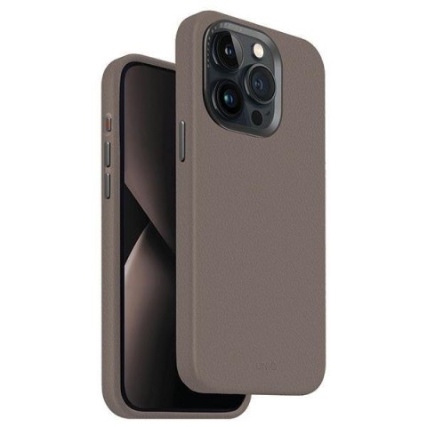 Etui na telefon iPhone 15 Pro UNIQ Lyden szary - elegancka ochrona