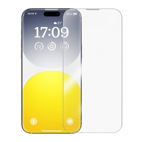 Szkło hartowane iPhone 15 Pro Baseus Diamond