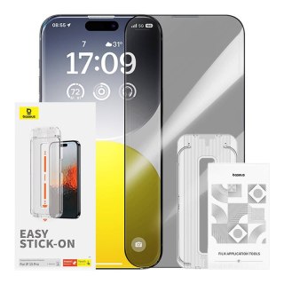 Szkło hartowane iPhone 15 Pro Baseus Sapphire