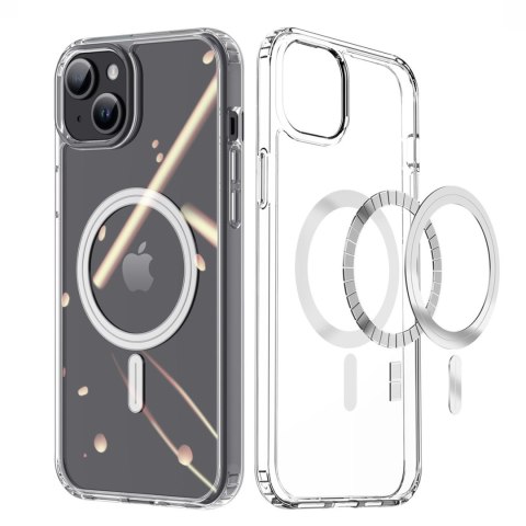 Etui na telefon iPhone 15 Plus/14 Plus Dux Ducis Clin MagSafe przezroczyste