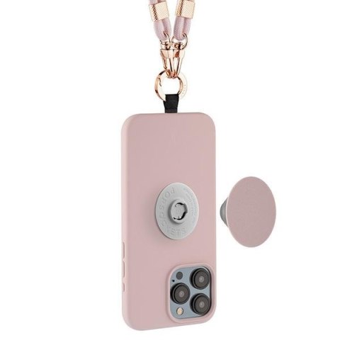 Etui iPhone 15 Just Elegance PopGrip przezroczyste