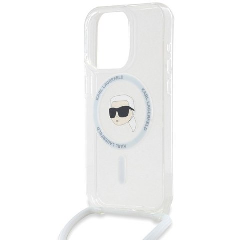 Etui na telefon iPhone 15 Pro Karl Lagerfeld Crossbody MagSafe