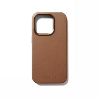 Etui na telefon iPhone 15 Pro Mujjo Full Leather Case MagSafe brązowy