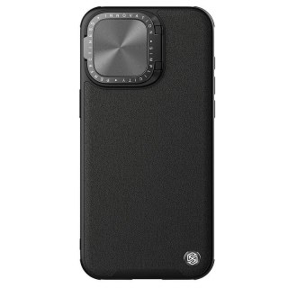 Etui na telefon iPhone 15 Pro Nillkin CamShield Prop Leather czarny