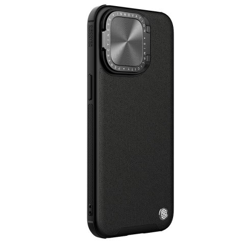 Etui na telefon iPhone 15 Pro Nillkin CamShield Prop Leather czarny