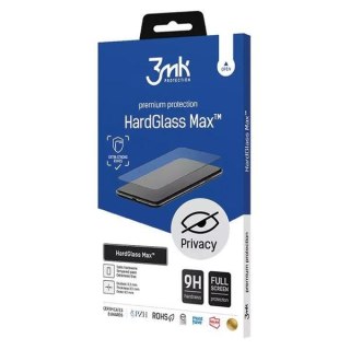 Szkło hartowane iPhone 15 Plus / 14 Plus 3MK HardGlass Max Privacy czarne