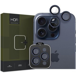 Szkło na obiektyw aparatu Hofi Camring Pro+ Apple iPhone 15 Pro / 15 Pro Max Navy