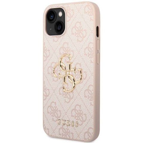 Etui na telefon iPhone 15 Plus/14 Plus Guess różowe hardcase 4G