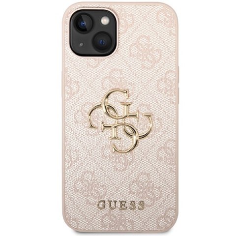 Etui na telefon iPhone 15 Plus/14 Plus Guess różowe hardcase 4G