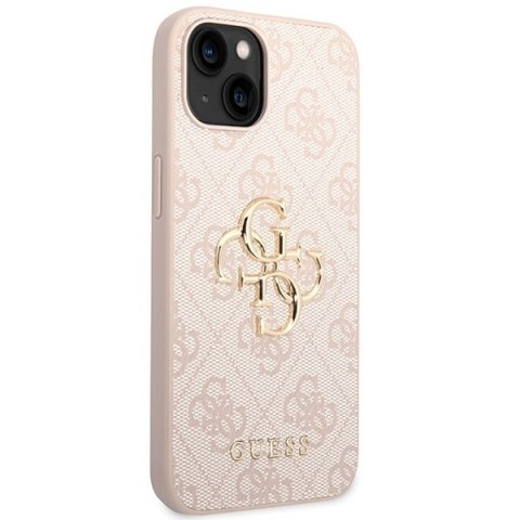 Etui na telefon iPhone 15 Plus/14 Plus Guess różowe hardcase 4G