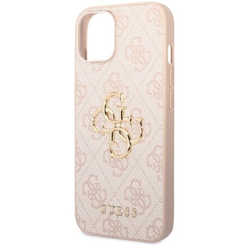 Etui na telefon iPhone 15 Plus/14 Plus Guess różowe hardcase 4G