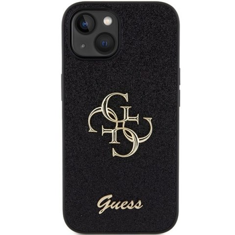 Etui na telefon iPhone 15 Plus / 14 Plus Guess czarne hardcase Glitter