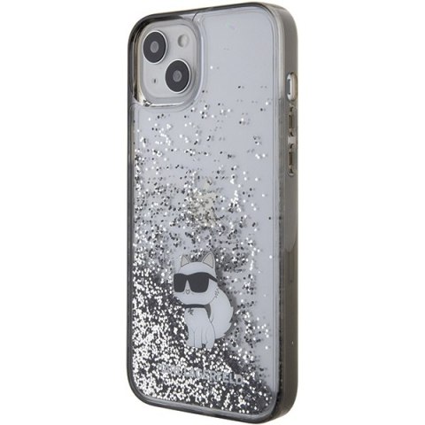 Etui na telefon iPhone 15 Plus / 14 Plus Karl Lagerfeld Choupette Glitter