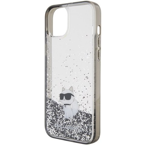 Etui na telefon iPhone 15 Plus / 14 Plus Karl Lagerfeld Choupette Glitter