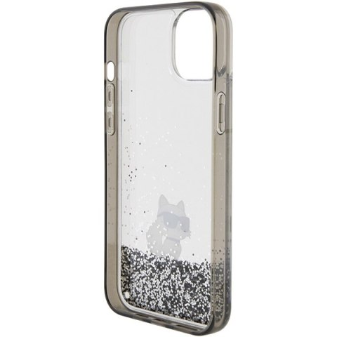 Etui na telefon iPhone 15 Plus / 14 Plus Karl Lagerfeld Choupette Glitter