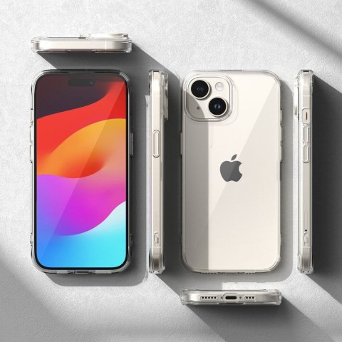 Etui na telefon iPhone 15 Plus / 14 Plus Ringke Fusion przezroczyste