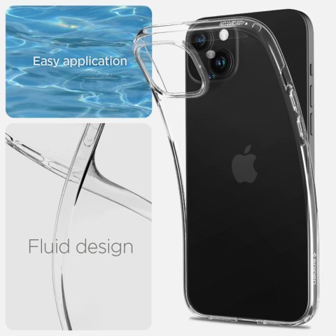 Etui na telefon iPhone 15 Plus / 14 Plus Spigen Liquid Crystal przezroczyste