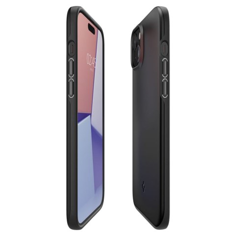 Etui na telefon iPhone 15 Plus / 14 Plus Spigen Thin Fit czarne