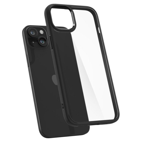 Etui na telefon iPhone 15 Plus / 14 Plus Spigen Ultra Hybrid czarne matowe