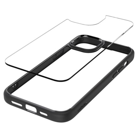 Etui na telefon iPhone 15 Plus / 14 Plus Spigen Ultra Hybrid czarne matowe