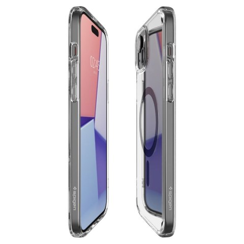 Etui na telefon iPhone 15 Plus/14 Plus Spigen Ultra Hybrid MagSafe czarne