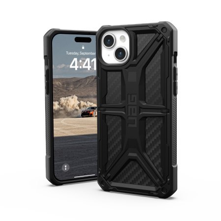 Etui na telefon iPhone 15 Plus / 14 Plus UAG Monarch carbon fiber