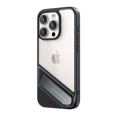 Etui iPhone 15 Plus / 14 Plus UGREEN LP738 czarne z podstawką