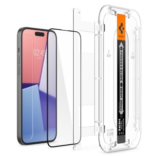 Szkło hartowane Spigen GLAS.tR ez Fit FC Apple iPhone 15 Plus / 14 Plus Black