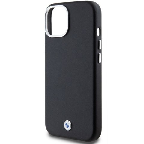 Etui na telefon iPhone 15 Plus/14 Plus BMW czarne Signature MagSafe