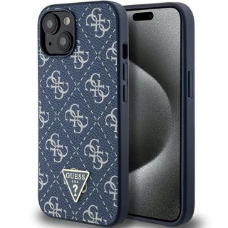 Etui Guess GUHCP15MPG4GPB Apple iPhone 15 Plus / 14 Plus hardcase 4G Triangle Metal Logo niebieski/blue