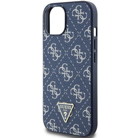 Etui na telefon iPhone 15 Plus/14 Plus Guess niebieskie hardcase 4G