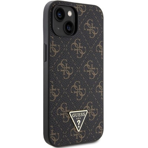 Etui na telefon iPhone 15 Plus / 14 Plus Guess czarne hardcase 4G