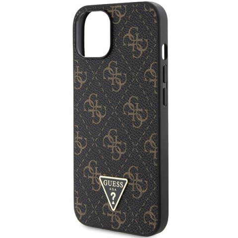 Etui na telefon iPhone 15 Plus / 14 Plus Guess czarne hardcase 4G