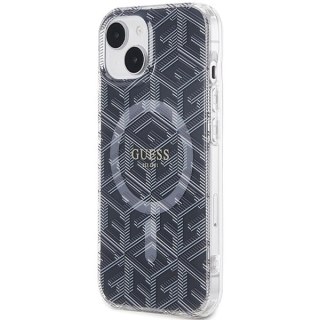 Etui na telefon iPhone 15 Plus/14 Plus Guess IML MagSafe czarne