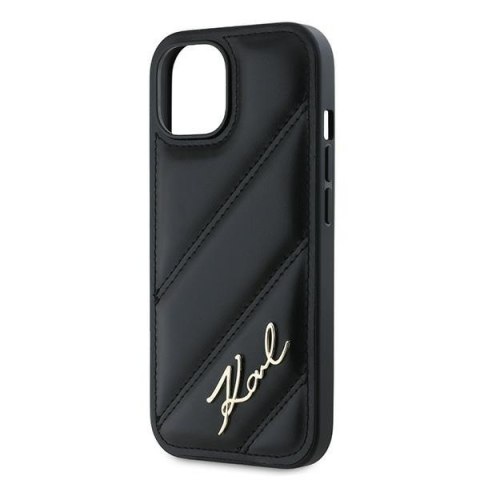 Etui na telefon iPhone 15 Plus/14 Plus Karl Lagerfeld czarne hardcase