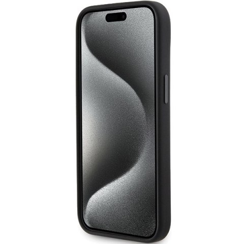 Etui na telefon iPhone 15 Plus Karl Lagerfeld czarne Silicone Ikonik