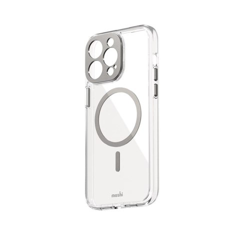 Etui Moshi iGlaze MagSafe Apple iPhone 15 (Luna Silver)