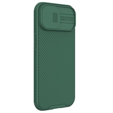 Etui na telefon iPhone 15 Plus Nillkin CamShield Pro zielony