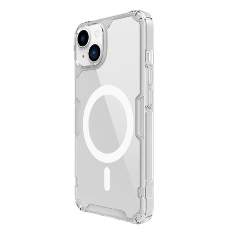 Etui na telefon iPhone 15 Nillkin Nature Pro Magnetic białe