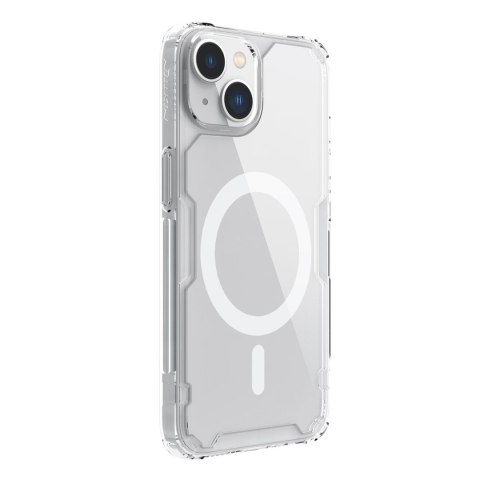 Etui na telefon iPhone 15 Nillkin Nature Pro Magnetic białe