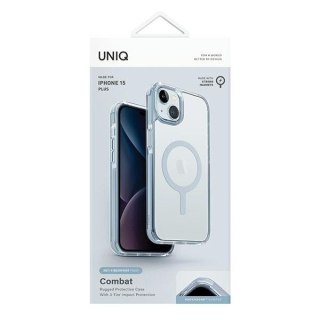 Etui iPhone 15 Plus / 14 Plus UNIQ Combat MagClick Charging jasnoniebieski / ice blue