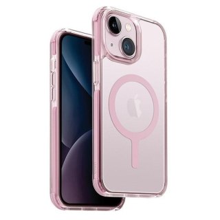 Etui iPhone 15 Plus / 14 Plus UNIQ Combat MagClick Charging różowy / baby pink