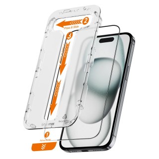 Szkło hartowane iPhone 15 Plus Crong EasyShield 2 PACK - Ochrona ekranu